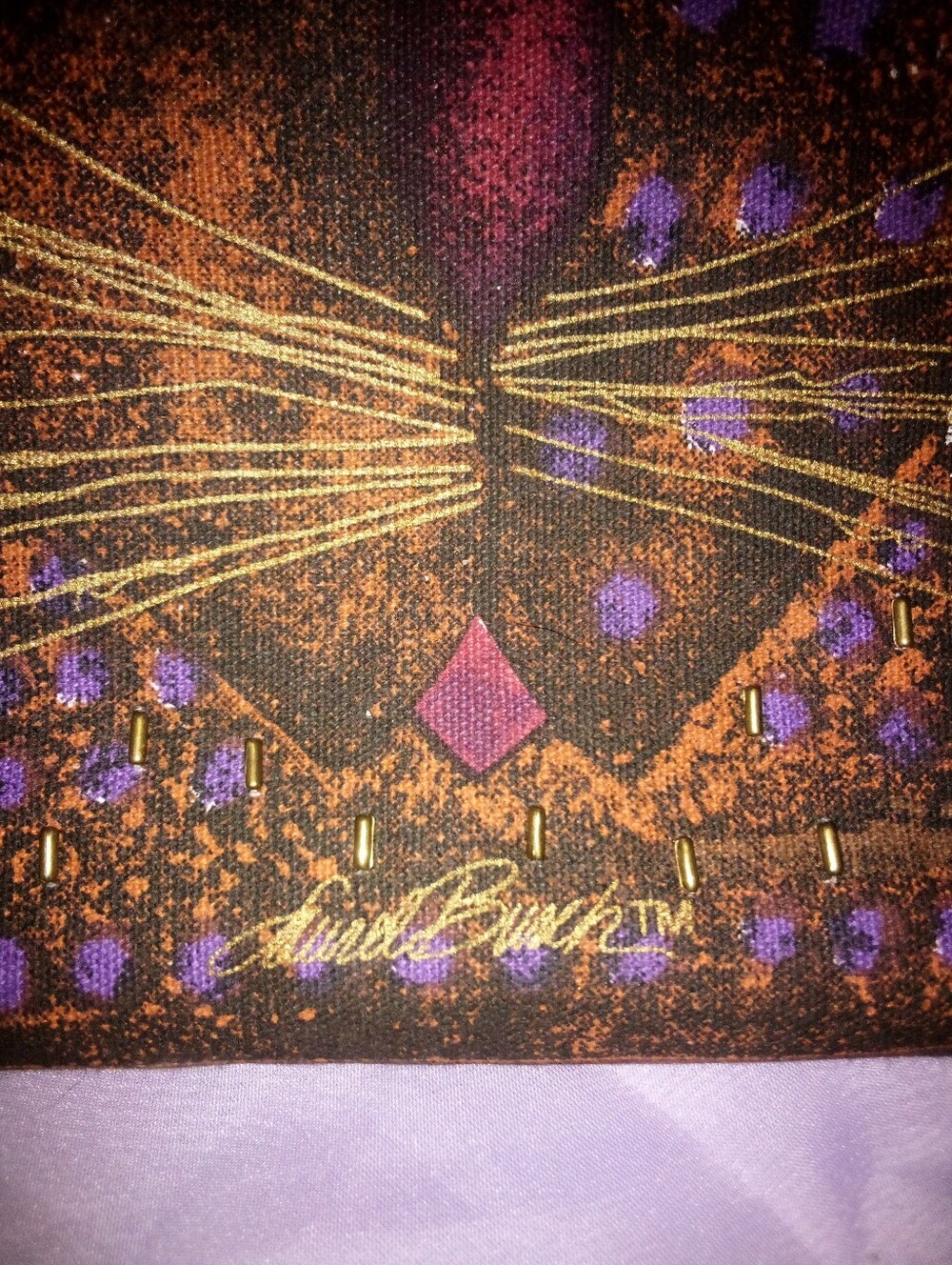 Laurel Burch Large Canvas Tote Cats - Picture 3 of 11
